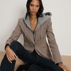 Veronica Beard, Livvy Houndstooth Dickey Jacket, Sz 4. NWT